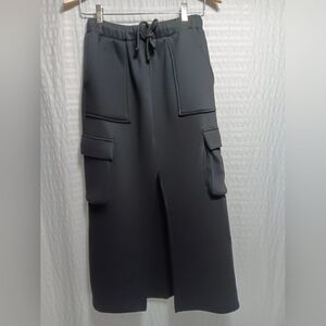 Papermoon Jersey Knit midi cargo skirt. Ladies size S